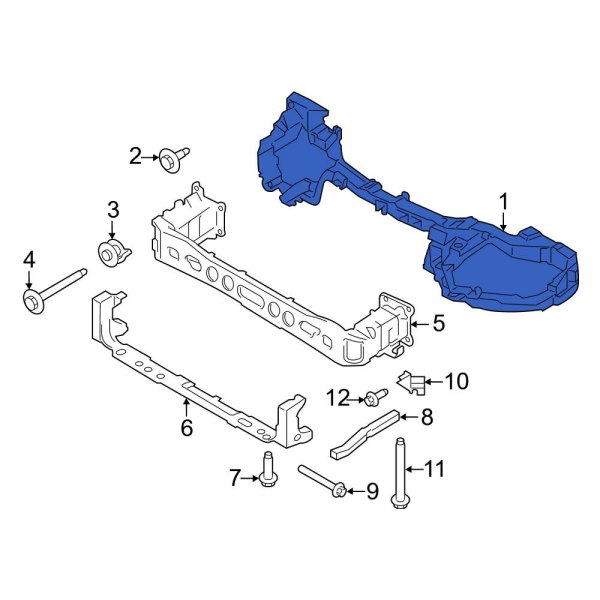 Radiator Support Tie Bar