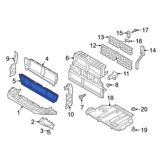 Ford OE - Front Lower Outer Radiator Support Air Duct