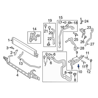 Ford OE - Automatic Transmission Oil Cooler Bolt