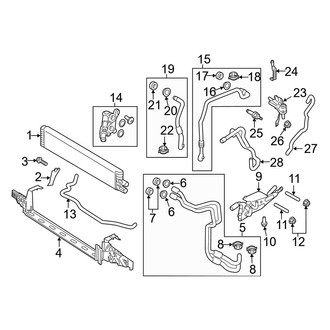 Ford OE - Cooling - Trans Oil Cooler (2.0L)