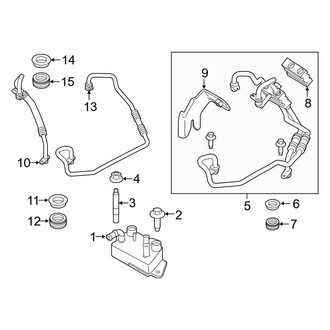 Ford OE - Cooling - Trans Oil Cooler (2.5L)
