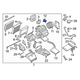 Ford OE - Front HVAC Air Inlet Door Actuator
