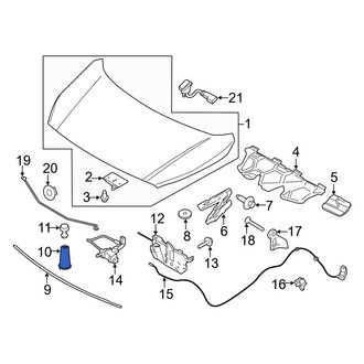 Ford OE - Front Hood Stop Buffer