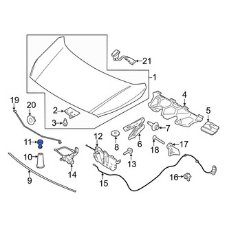 Ford OE - Front Hood Stop Buffer