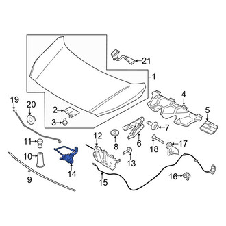 Ford OE - Hood Safety Catch