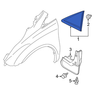 Ford OE - Front Left Fender Molding