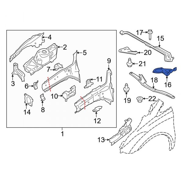 Suspension Strut Tower Bracket