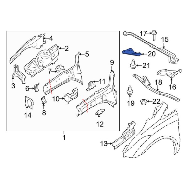 Suspension Strut Tower Bracket