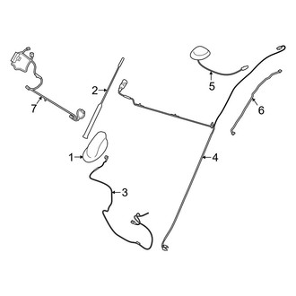 Ford OE - Electrical - Antenna (W/O Panoramic)