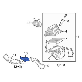 Ford OE - Engine Air Intake Hose Adapter