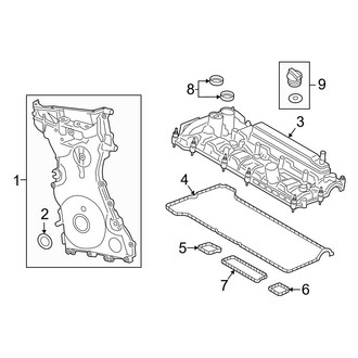 Ford OE - Engine / Transaxle - Valve & Timing Covers (2.0L)