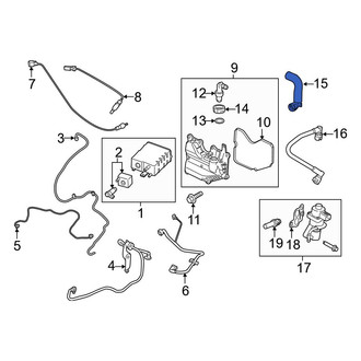 Ford OE - PCV Valve Hose