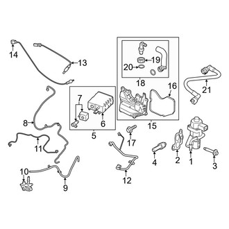 Ford OE - Emission System - Emission Components (2.5L)