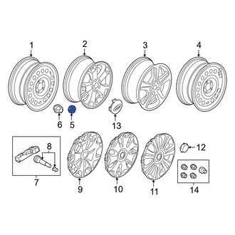 Ford OE - Wheel Lug Nut