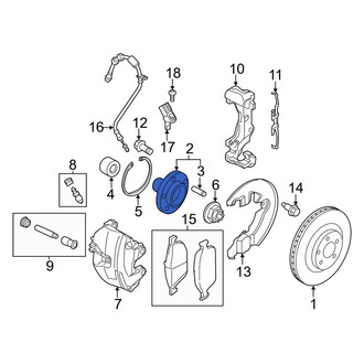 Ford OE - Front Wheel Hub