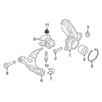 Ford OE - Suspension Crossmember Nut