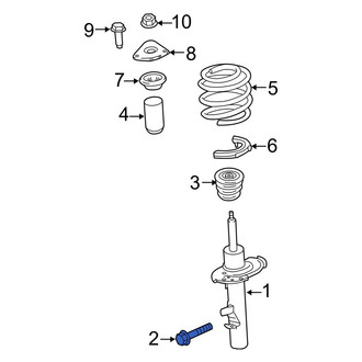 Ford OE - Suspension Strut Bolt