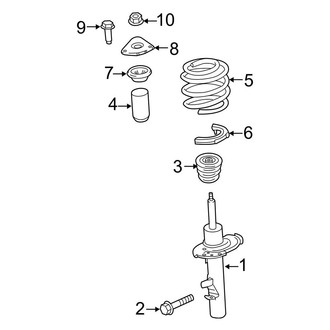 Ford OE - Front Suspension - Struts & Components