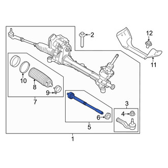 Ford OE - Inner Steering Tie Rod End