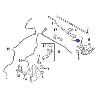 Ford OE - Wiper Arm Nut