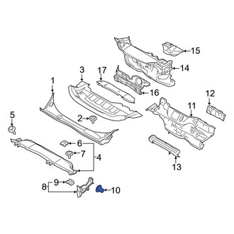 Ford OE - Cowl Panel Clip