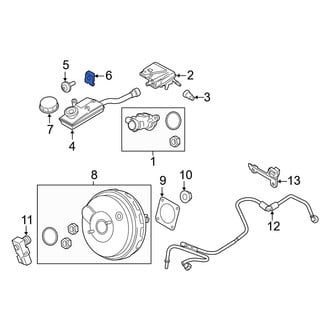Ford OE - Cowl Panel Reinforcement Nut