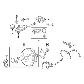 Ford OE - Cowl - Components on Dash Panel