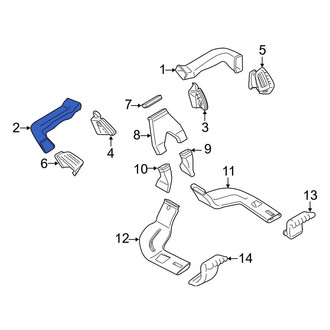Ford OE - Left Upper Instrument Panel Air Duct