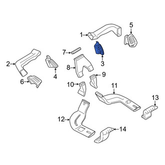 Ford OE - Front Center Right Dashboard Air Vent