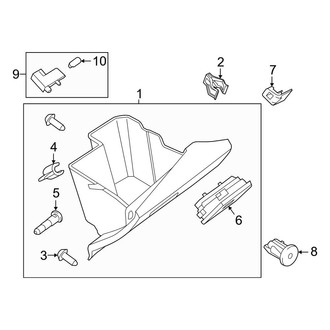 Ford OE - Instrument Panel - Glove Box