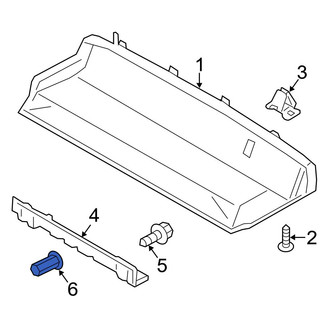 Ford OE - Door Lock Striker Nut