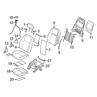 Ford OE - Front Right Folding Seat Release Cable