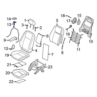 Ford OE - Front Right Folding Seat Release Cable