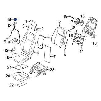 Ford OE - Front Left Folding Seat Latch Release Handle