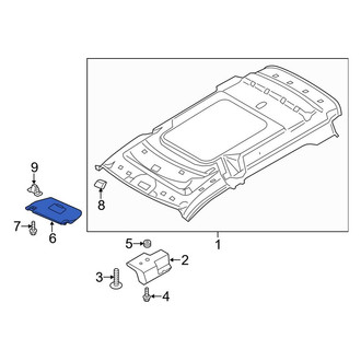 Ford OE - Left Sun Visor