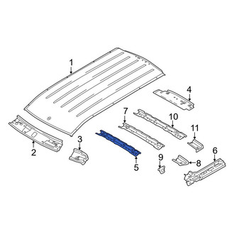 Ford OE - Front Roof Bow
