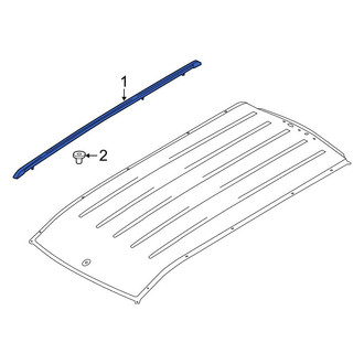 Ford OE - Right Roof Side Rail