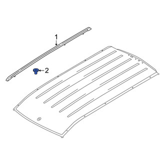 Ford OE - Roof Luggage Carrier Side Rail Nut