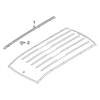 Ford OE - Roof - Exterior Trim (Mini Passenger Van 120.6" Wheelbase)