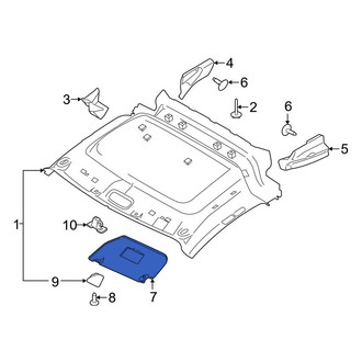 Ford OE - Right Sun Visor