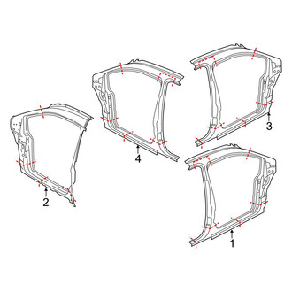 Ford OE - Pillars, Rocker & Floor - Aperture Panel (120.6" Wheelbase)