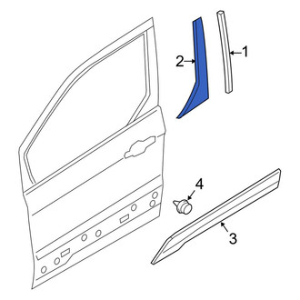 Ford OE - Front Right Door Applique