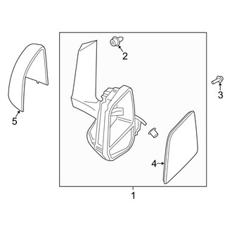 Ford OE - Front Door - Outside Mirrors