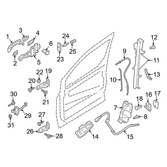 Ford OE - Front Door - Lock & Hardware