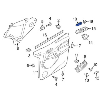 Ford OE - Front Left Door Window Switch