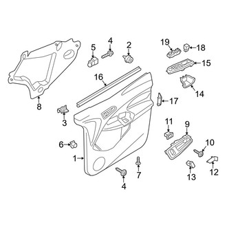 Ford OE - Front Door - Interior Trim