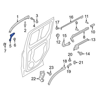 Ford OE - Left Upper Sliding Door Roller