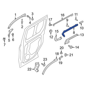 Ford OE - Center Left Sliding Door Track