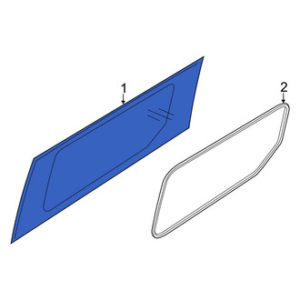 Ford OE - Right Sliding Door Glass