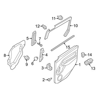 Ford OE - Side Loading Door - Interior Trim (Mini Passenger Van 120.6" Wheelbase)